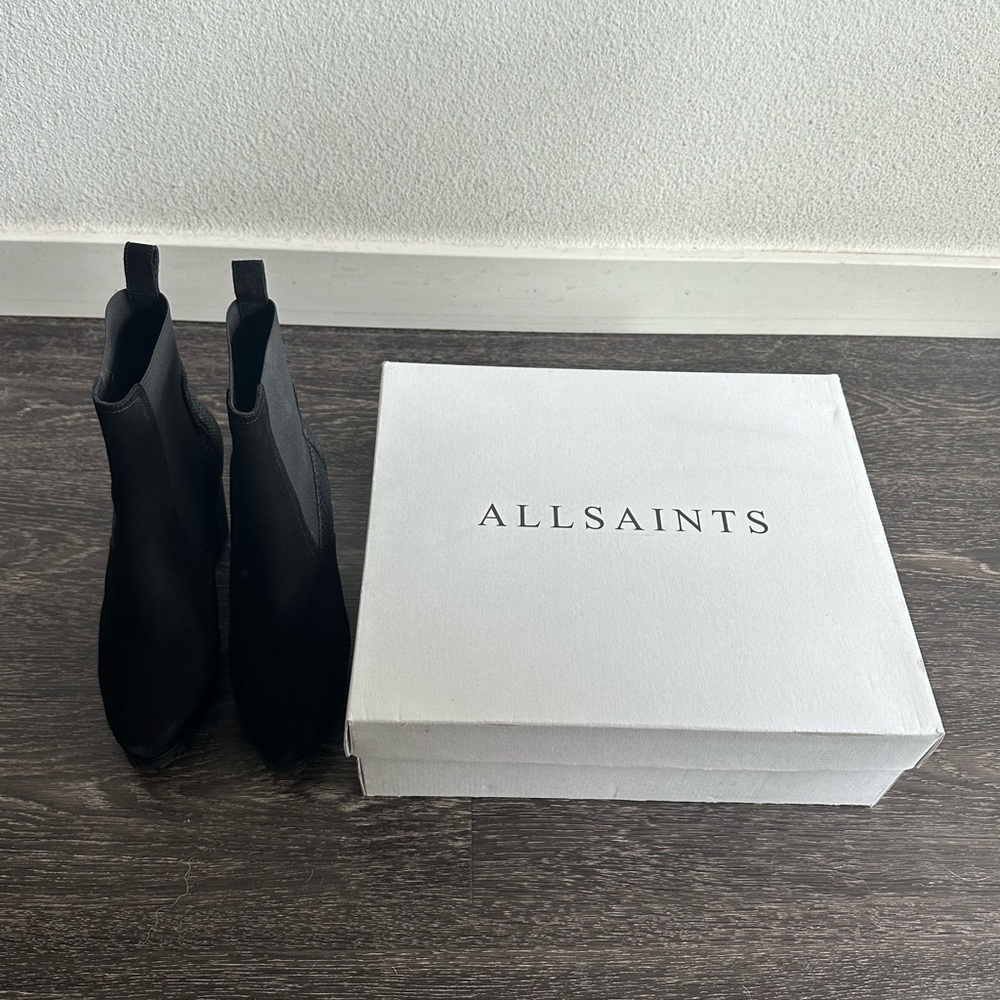 All Saints Sahara Booties - Snake Detail